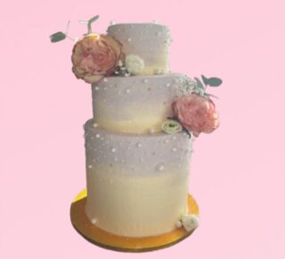 Deze bruidstaart mogen leveren in Hoge Vuursche 🩷